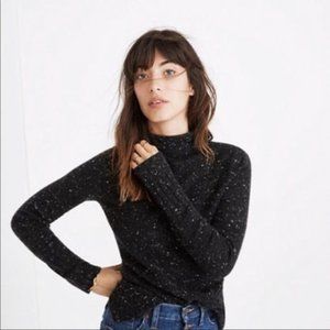 Madewell Wool Donegal Turtleneck Sweater